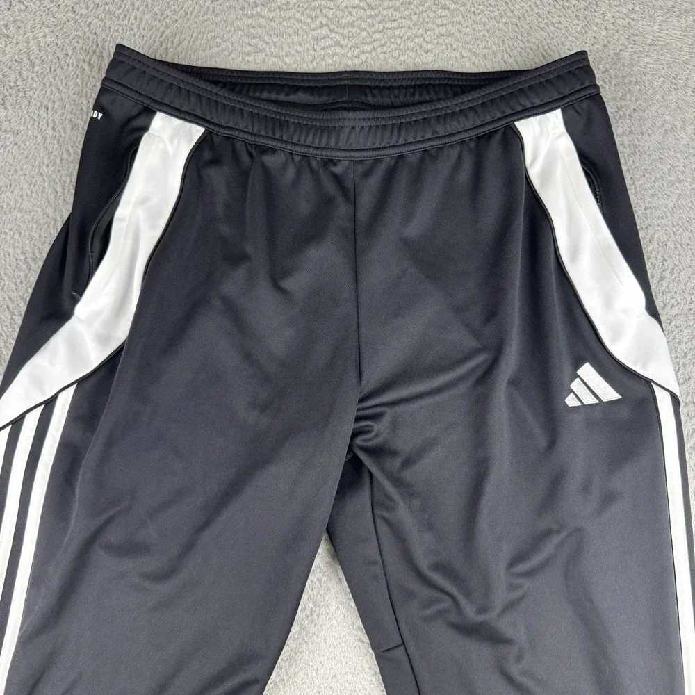 Adidas Men's Xl Tiro Black/White Zip Pocket Training Track Pants Soccer